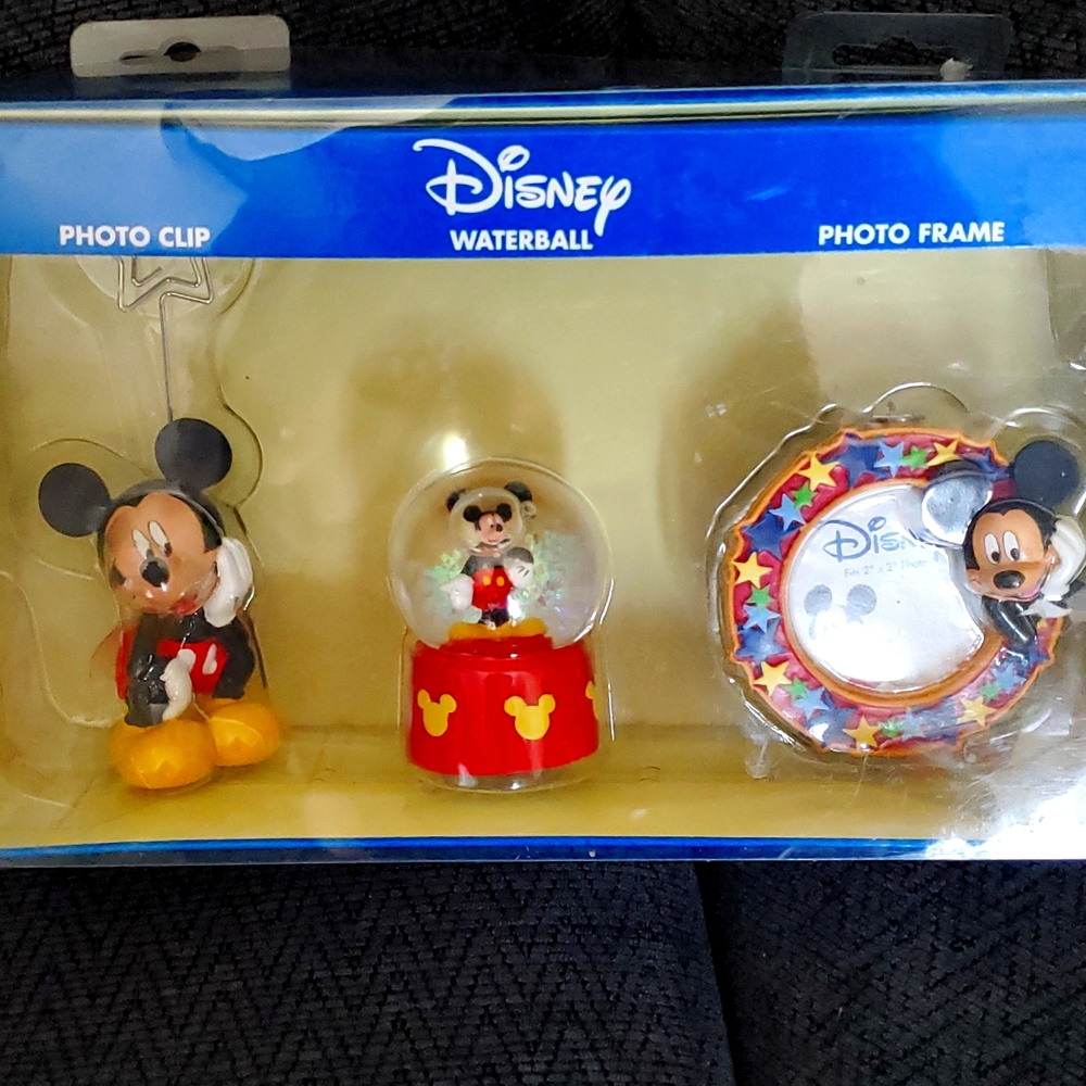 Disney Mickey Mouse Frame, Photo Clip & Waterball